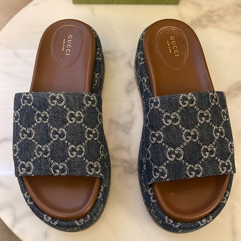 Gucci Platform Slide Sandal